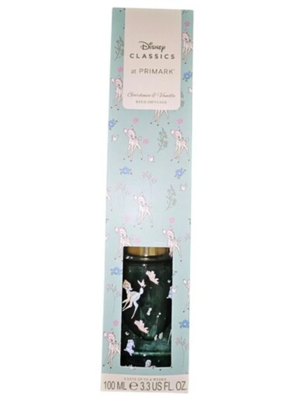 Primark Disney Bambi Gardenia & Vanilla Scented Candle & Bambi Reed Diffuser NEW